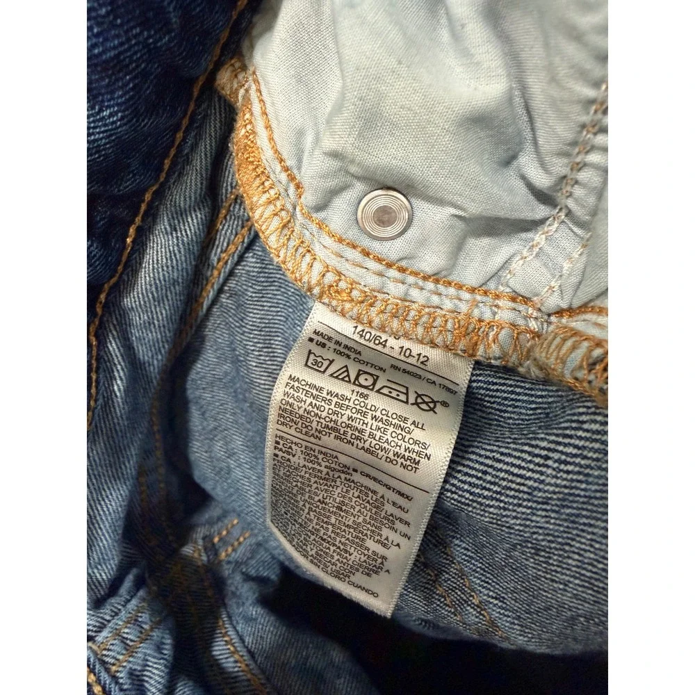 Old Navy Baggy Jeans Size 10 Dark Wash Built-In Tough Denim Pants
